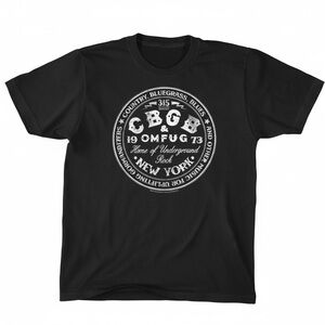 CBGB New York Toddler T-Shirt 2T | Punk Rock Unisex Graphic Tee Black